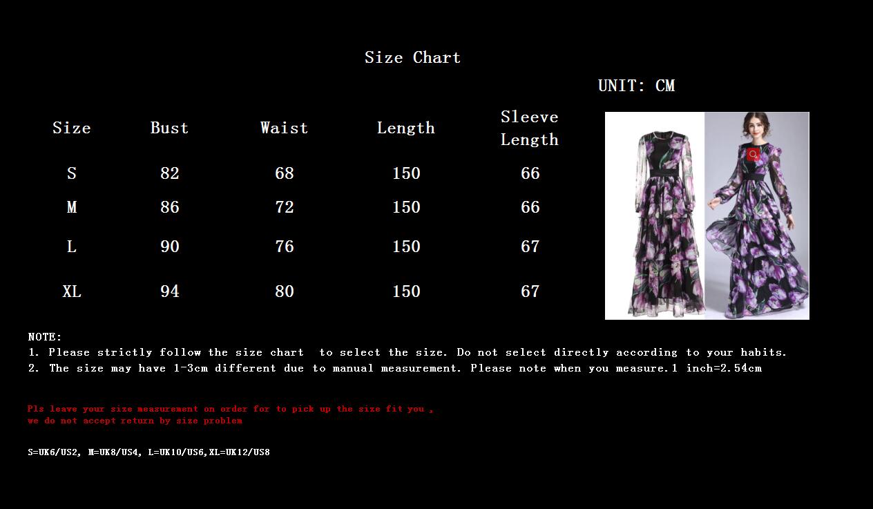Women Designer Floral Print Luxury Ruffles Layered Purple Maxi Long Sleeve Dress Party Dinner Fashion Dresses 2023
