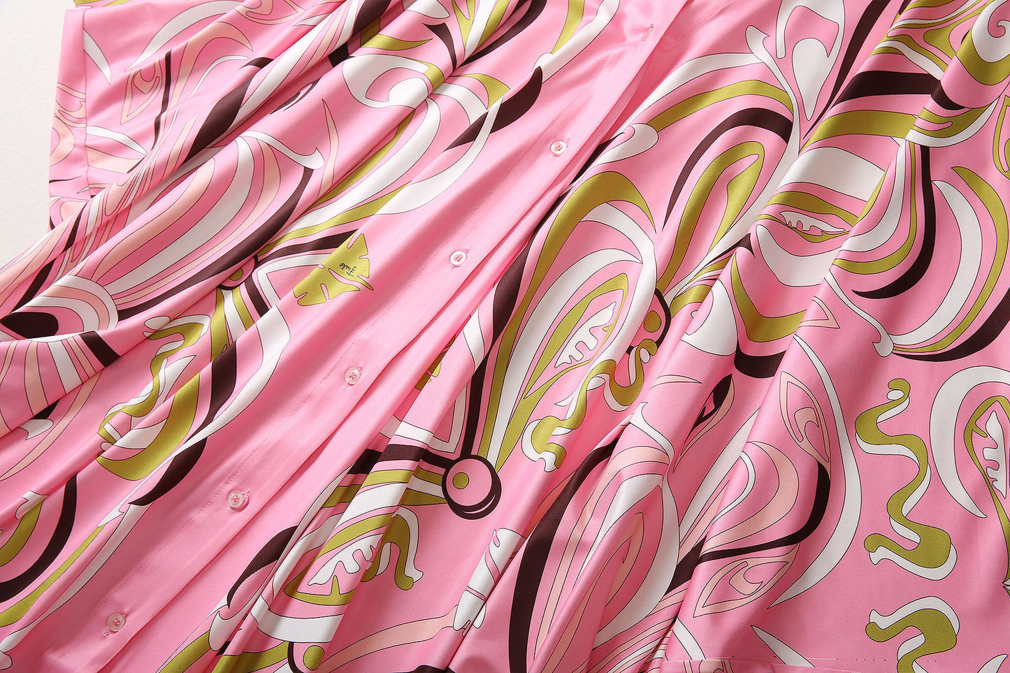 HIGH QUALITY Fashion Summer Women Print  Kaftan Dress Loose Maxi Plus Size  Beach Outerwear In Pink 2023