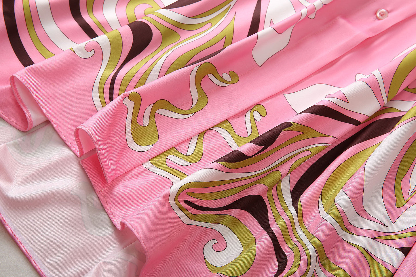 HIGH QUALITY Fashion Summer Women Print  Kaftan Dress Loose Maxi Plus Size  Beach Outerwear In Pink 2023