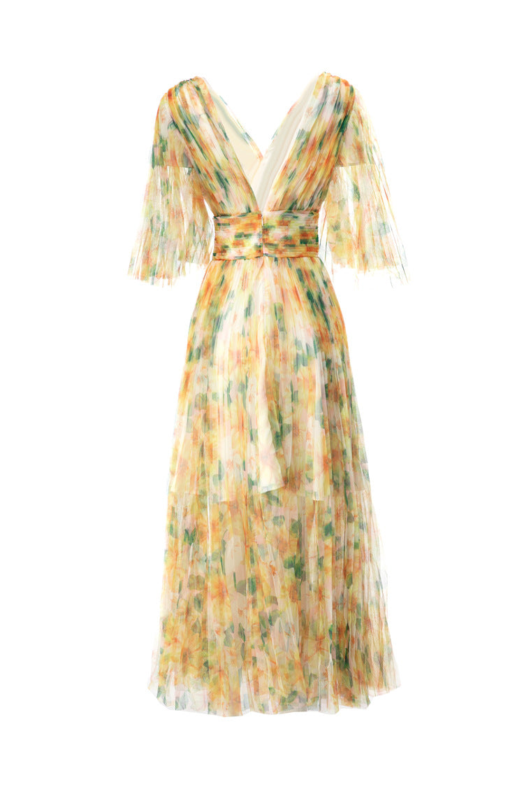 Vintage Floral Noblewoman Dress