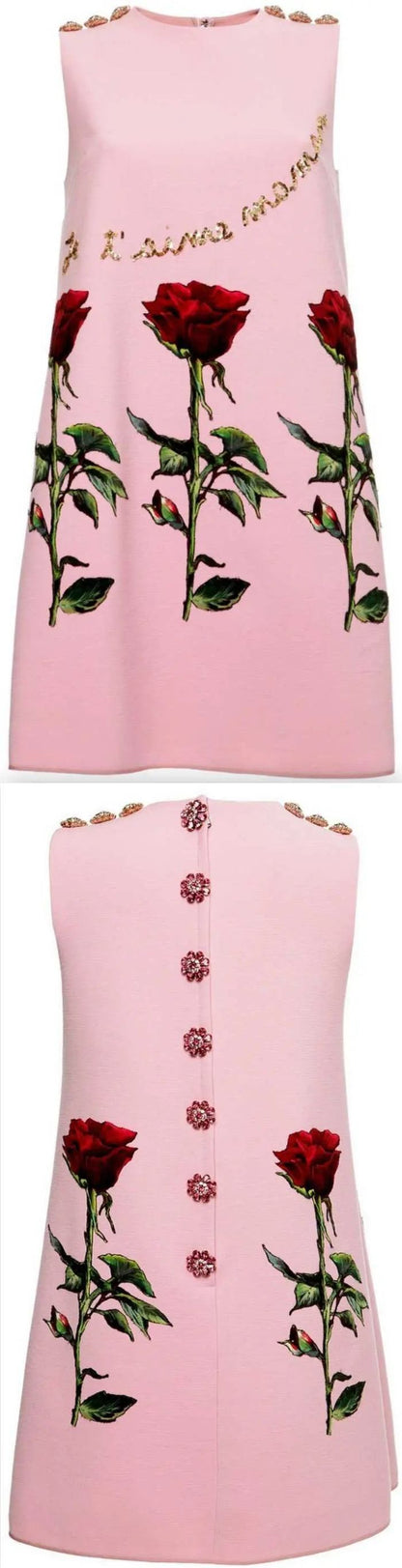 Women Mini Dress Fashion Shift Dress in Pink