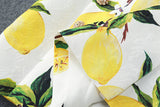 Women Summer Lemon-Print mini Dress from designer inspired runway fashion